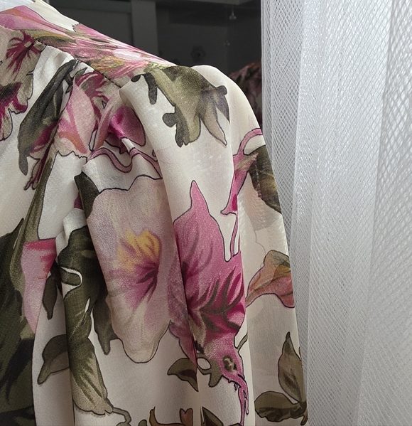 Vintage Laura Floral Dress Sz. 14 - Picture 7 of 7